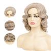 Dai Cloud Blonde 1920s Wig for Women Long Finger Wave Party Hair Synthetic Full Vintage Blonde Wigs for Womens Lady Cosplay Costume Fancy Dress Flapper Wig view 3