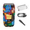 EWKYLSEM Razors Fully Graffitied Electric Trimmer Two-Piece Set, Rechargeable Cordless Hair Clippers, Men's graffitied Razor, Graffitied Print(Graffiti Razor) view 1