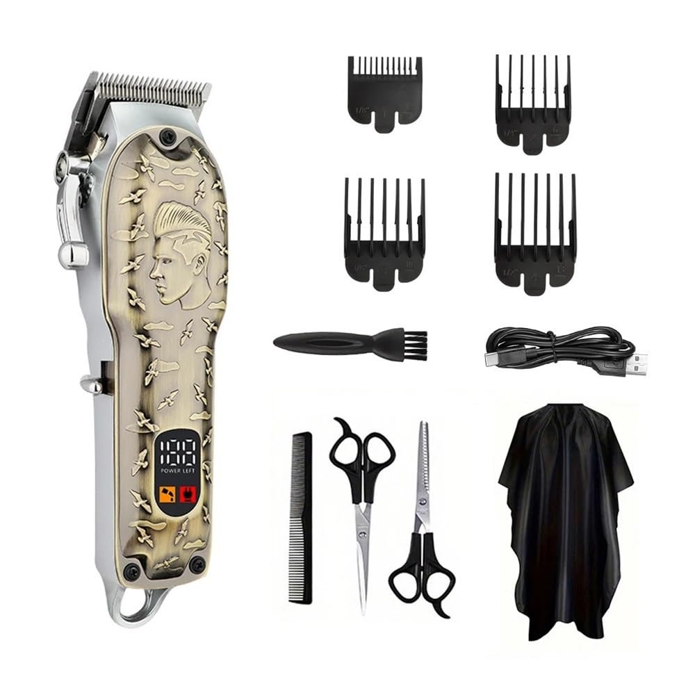 EWKYLSEM Razors Professional Men's Electric Cordless Hair Clipper, USB Charging Hair Trimmer, Easy to use at Home, The First Choice for Gifts(Handsome boy)