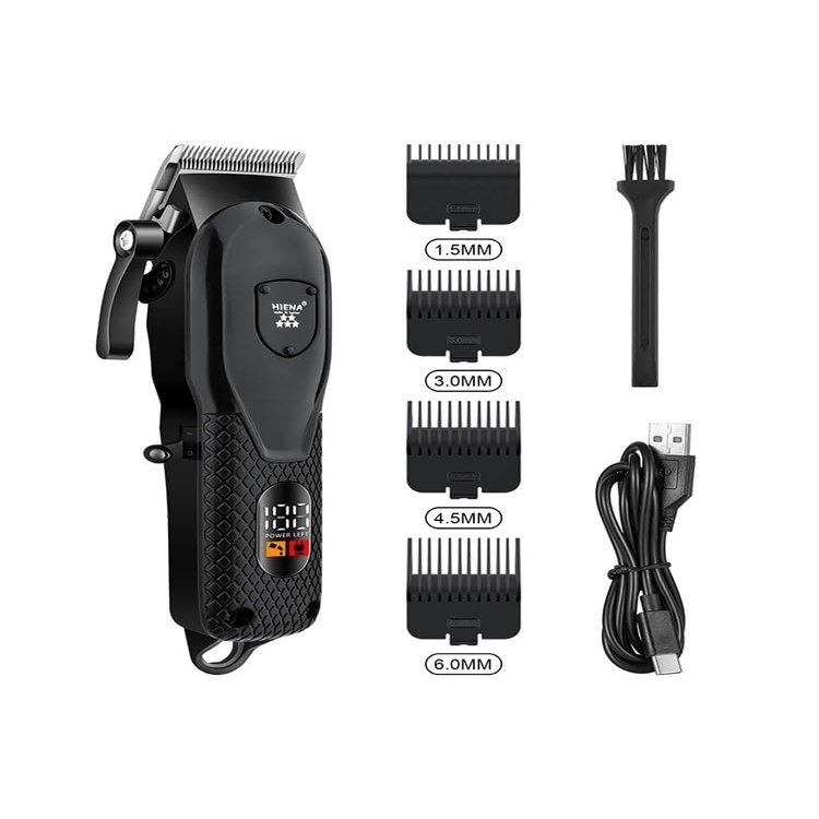 EWKYLSEM Razors Professional 3-Speed Adjustable Electric Hair Clipper, Electric Shaver, USB Charging, Electric Hair Clipper with Display
