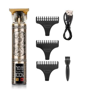 EWKYLSEM Razors Popular Retro T9 Electric Hair Cutting Machine, USB Charging use Cordless use Hair Clipper, Professional Grade Hair Trimmer(Metal Dragon)