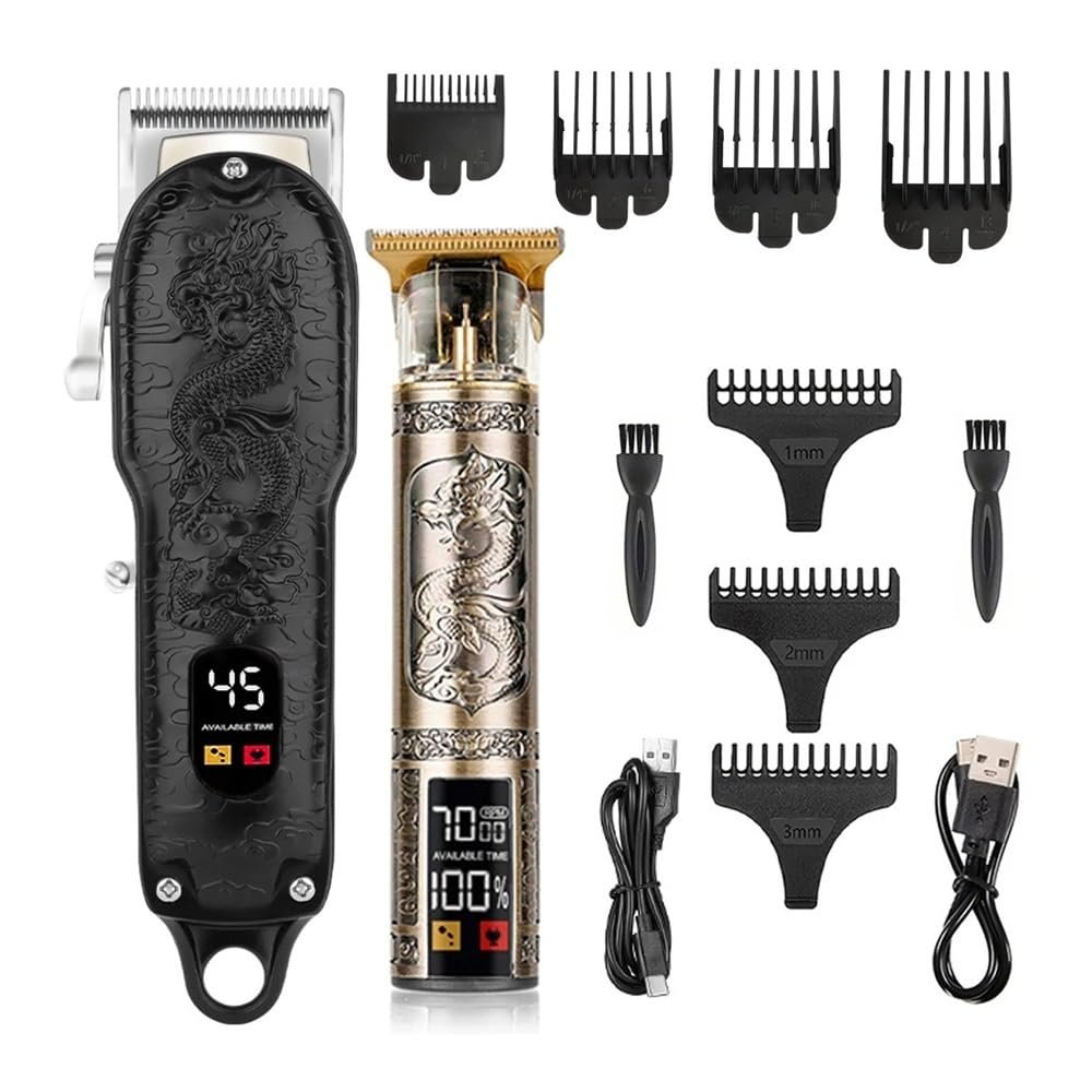 EWKYLSEM Razors Professional Electric Hair Clipper Set,USB Charging Hair Clipper,LED Display,high Power Trimmer,Easy to use and Fast Trimming