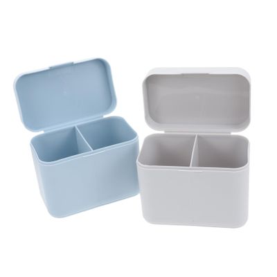 Alipis Nail Art Plate Storage Box Cotton Pad Organizer Holder for Beauty Salon