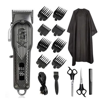 EWKYLSEM Razors Hair Clipper, Professional Electric Hair Clipper USB Charging LED Smart Display Screen Multi-Functional high Power Hair Clipper(Black Gentleman)