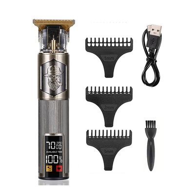EWKYLSEM Razors Popular Retro T9 Electric Hair Cutting Machine, USB Charging use Cordless use Hair Clipper, Professional Grade Hair Trimmer(Striped Pipe)