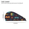 STVYUKL Game Video Gaming Pattern Hair Drying Cap Super Absorbent Soft Hair Drying Towel Quick Dry Coral Velvet Drying Hair Caps Hair Turban for Women Wet Hair Long Thick Hair view 4
