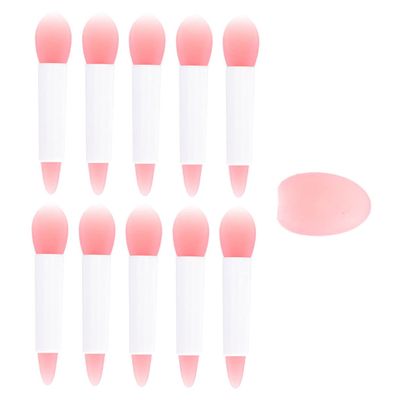 FRCOLOR 1set Silicone Lip Mask Applicators Lip Brush Half for Precise Application for and Gloss Use
