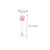 FRCOLOR 1set Silicone Lip Mask Applicators Lip Brush Half for Precise Application for and Gloss Use view 2