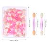 FRCOLOR 100pcs Double-ended Eyeshadow Applicators Soft Non-latex Sponge Makeup Brushes for Precise Eye Makeup for Travel Parties Weddings and Daily Use view 2