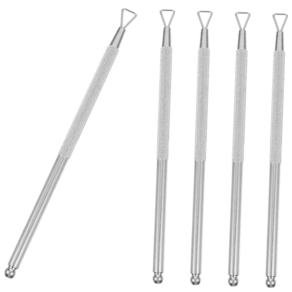 BELLIFFY Manicure Cuticle Trimmer Set 5 Pack Nail Cuticle Trimmer Stainless Steel