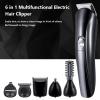 CAIMIAO Hair Clippers Electric Hair Clipper Shave Razor Machine Beard Trimmer Hair Cutter Ear Nose Hair Trimmer Facial Cleaner Man Barber Tools view 2