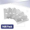 Bates- Single Edge Razor Blades, 1400 Pack, Silver, Carbon Steel Razor Blades Single Edge Blades view 2
