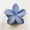 1pc Large Hawaiian Plumeria Hair Claw For Women Girl Summer Beach Travel,Frangipani Women Hair Clip Clamps Accessories,Flower Ponytail Hair Claw,3.15inch (Gray C) view 2