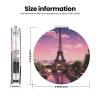 DWVTFSM Pink Paris Compact Mirror Small Travel Makeup Mirror 2X 1x Magnification Portable Folding Mirror Lightweight Metal Cosmetic Pocket Mirror for Women Gifts view 3