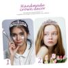 FRCOLOR Girls Headbands Bridal Hair Accessories Alloy Rhinestone Crown for Wedding Prom Photo Shoot view 3