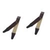 FOYTOKI 2pcs Razor Sharpening Tool Canvas Leather Straight Razor Double Thick Easy Maintenance Random Color view 1