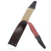FOYTOKI 2pcs Razor Sharpening Tool Canvas Leather Straight Razor Double Thick Easy Maintenance Random Color view 3