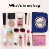 YQxwJL Flag of Virginia print Cosmetic Bag, Makeup Bag Organizer with Zipper Cute Make Up Pouches Travel Szie Toiletry Bag view 2