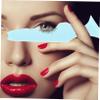 BELLIFFY Reusable Silicone Eyeliner Stencil Tool for Eye Makeup and Lip Application Multi-functional Beauty Aid for Beginners and Professionals Compact Design for Easy Carrying view 2