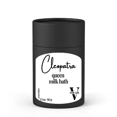 VXN LUX Cleopatra Queens Milk Bath with Coconut Milk, Hibiscus, Chamomile & Red Mandarin for Hydration & Relaxation, 50g