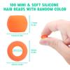 100Silicone Hair Beads & Gym Magnetic Phone Holder Compatible with iPhone 15 14 13 12 Pro Max Mini, Samsung, Mag-Safe Case, All Phones, Portable Magnetic Phone Mount, 360 Rotation Phone Grip with Met view 2