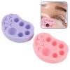 2 Pcs Silicone Eyelash Lift Palette, 6 Section Makeup Blending Tool for Dyeing, Eyelash Lifting and Eyebrow Lamination, view 4