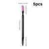 5 Pcs Cuticle Pusher Pen Cuticle Remover Stick Double Headed Nails Art Polishing Pen Manicure Tool For Nails Care view 4