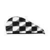 Black White Race Checkered Flag Hair Towel Wrap for Women Hair Cap Coral Velvet Hair Drying Cap with Button Super Absorbent Hair Drying Towel Quick Dry Hair Turban for Wet Hair Long Thick Hair view 1