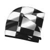 Black White Race Checkered Flag Hair Towel Wrap for Women Hair Cap Coral Velvet Hair Drying Cap with Button Super Absorbent Hair Drying Towel Quick Dry Hair Turban for Wet Hair Long Thick Hair view 3
