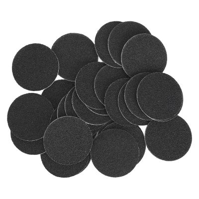 60 Pack Electric Foot Files, Callus Sandpaper Discs with 80 Grit for Smooth and Beautiful Feet, for Professional Nail Salons or Home Use, Carborundum Material