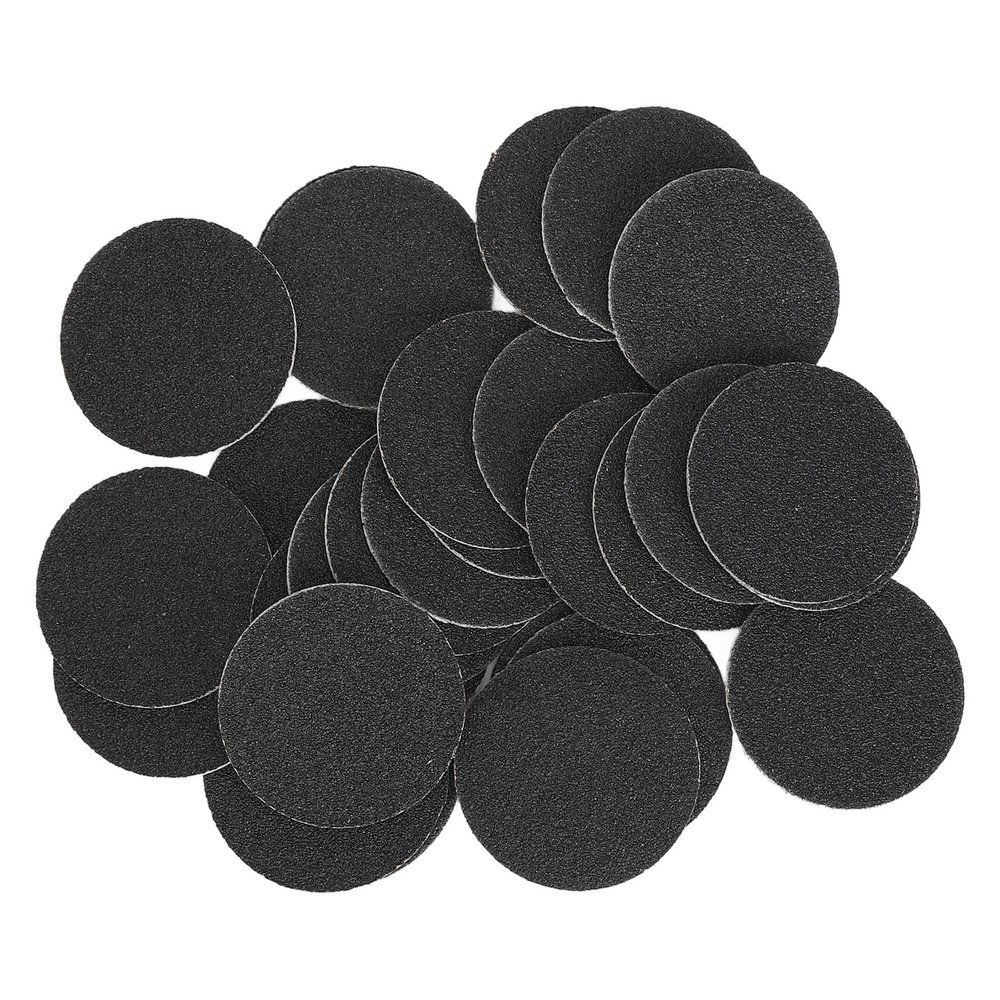 60 Pack Electric Foot Files, Callus Sandpaper Discs with 80 Grit for Smooth and Beautiful Feet, for Professional Nail Salons or Home Use, Carborundum Material