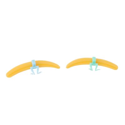 Reusable Eyelash Separator Tool for Beauty Salon, High Efficiency Eyelash Extension Separator for Extensions, Ideal for Nail Salons, Excellent Silicone Material, Yellow Color