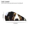 LHBWCVN Sheep Dog Hair Towel Wrap for Women Hair Cap Coral Velvet Hair Drying Cap with Button Super Absorbent Hair Drying Towel Quick Dry Hair Turban for Wet Hair Long Thick Hair view 4