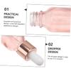 DECOMELODY 8pcs Leakproof Glass Dropper Bottles for Essential Oils Portable Small Containers for Home and Travel Delicate Design for Aromatherapy and Blending view 2