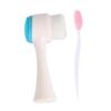ARTSEWPLY 2pcs Double-Sided Silicone Facial Brush Deep Cleaning Manual Face and Nose Brush and Compact and Lightweight Beauty Tools for Refreshing Skin view 1
