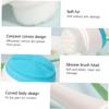 ARTSEWPLY 2pcs Double-Sided Silicone Facial Brush Deep Cleaning Manual Face and Nose Brush and Compact and Lightweight Beauty Tools for Refreshing Skin view 3