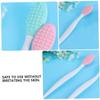 ARTSEWPLY 2pcs Double-Sided Silicone Facial Brush Deep Cleaning Manual Face and Nose Brush and Compact and Lightweight Beauty Tools for Refreshing Skin view 4