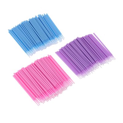 DECOMELODY 300pcs Small Head Cotton Swabs Tips Cotton Micro Applicators for Eyelash Nail Art