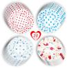 20-Pack Reusable Waterproof Shower Caps - 27cm Durable Elastic Hair Caps for Women, Men & Kids, Colorful Patterns, Individually Wrapped, Perfect for Shower, Cooking, Spa, Hair Care & Stocking Stuffers view 1