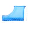 DECOMELODY 1pair Foot Bath Soaker Shoes for Travel Durable High-top Foot Soak Boots for for Relaxation and Soothing Relief view 2