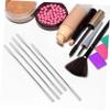 BESPORTBLE 15pcs Stainless Steel Cosmetic Mixing Rods Makeup Spatula for Mixing Foundation Creams and to Clean for Professional and Personal Use view 2