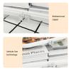3-piece high-end hard shell storage bag, professional grade transparent plastic zipper box, waterproof PET travel bag for storing toiletries, cosmetics, toys, etc (Large size) view 4