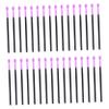 FOMIYES 50pcs Disposable Eyebrow Brush Purple Lash and Brow Brush Set Makeup Eyelash Applicator Beauty Tool Portable view 1