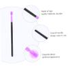 FOMIYES 50pcs Disposable Eyebrow Brush Purple Lash and Brow Brush Set Makeup Eyelash Applicator Beauty Tool Portable view 3