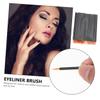 FOMIYES 100pcs Disposable Eyeliner Brush Artificial Fiber Cosmetic Makeup Tool for Eyeliner Lip Liner and Eyeshadow Lightweight Easy to Carry for Daily Use view 4