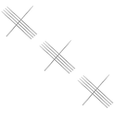 BESPORTBLE 5pcs Stainless Steel Makeup Spatula Multifunctional Cosmetic Mixing Tools for Foundation Lipstick Nail Art and Pigments and Easy to Clean