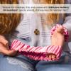 100% Pure Mulberry Silk Headband for Women  Ultra Thin Scrunchy, Adjustable Hairband for Washing Face, Skincare, Makeup & Sports  Prevents Frizz & Breakage, Great for Curly Hair (Pink) view 3