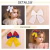 Koolgil 5 Inch Glitter Big Bow Sequins Bling Hair Clip Cheerleading Hair Bow with Alligator Clips Hair Accessories for Women Teens Girls Kids (A- Red Black Yellow) view 2