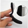 DECOMELODY Folding Eyebrow Lash Comb 4pcs Curved Eyebrow Comb Plastic Handle Metal Needle Beauty Tool view 4