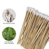 100 Pcs 6 Inch Long Bamboo Cotton Swabs with Wooden Handles-Cotton Tip Applicators for Cleaning, Makeup, Pets Care,Remover - For Ceramics, Jewelry (100) view 3